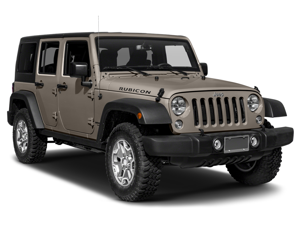 2015 Jeep Wrangler Unlimited Rubicon Jack Up Car- 3 Panel Removable Hard Top