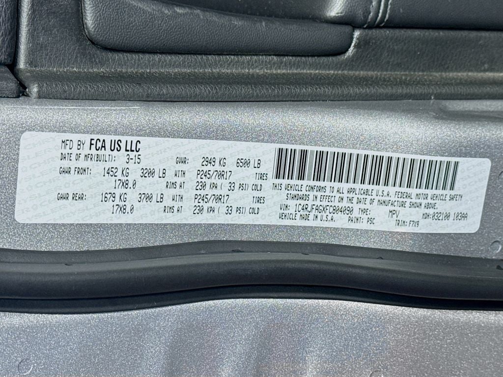 2015 Jeep Grand Cherokee Laredo-E