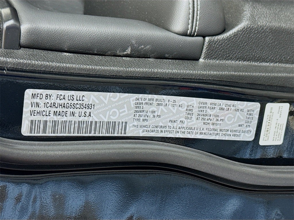 2025 Jeep Grand Cherokee Altitude X