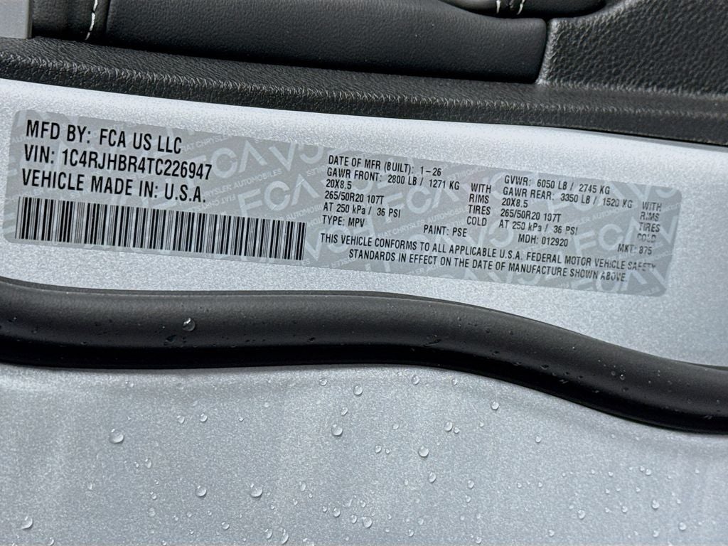 2026 Jeep Grand Cherokee Limited