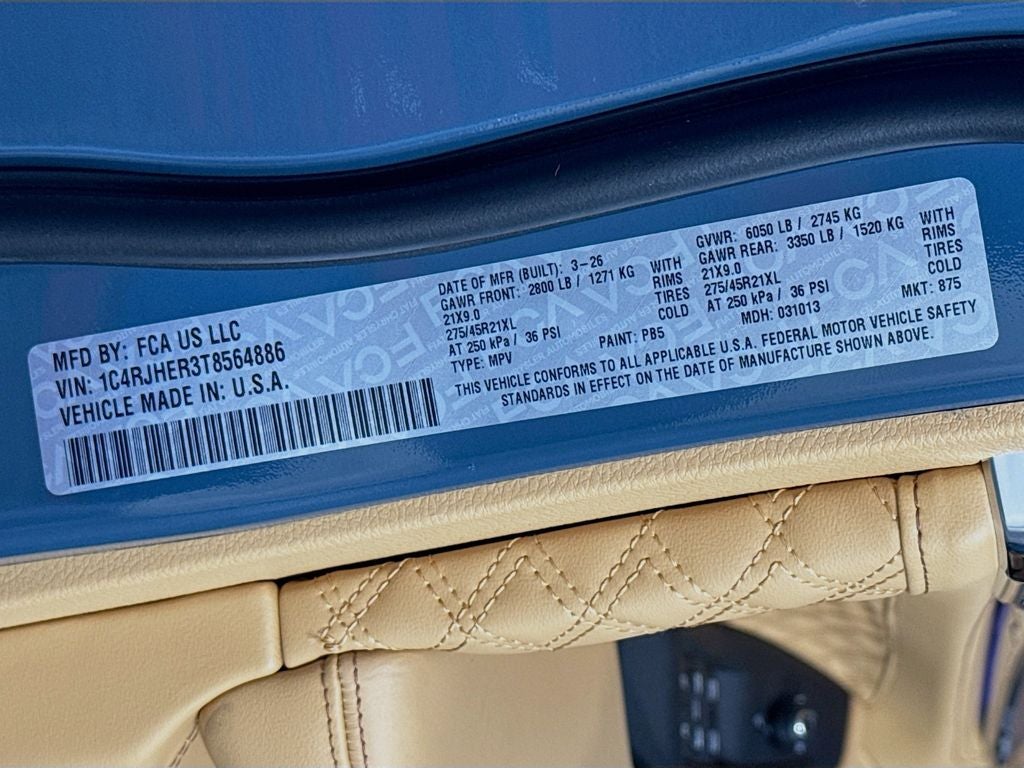 2026 Jeep Grand Cherokee Summit