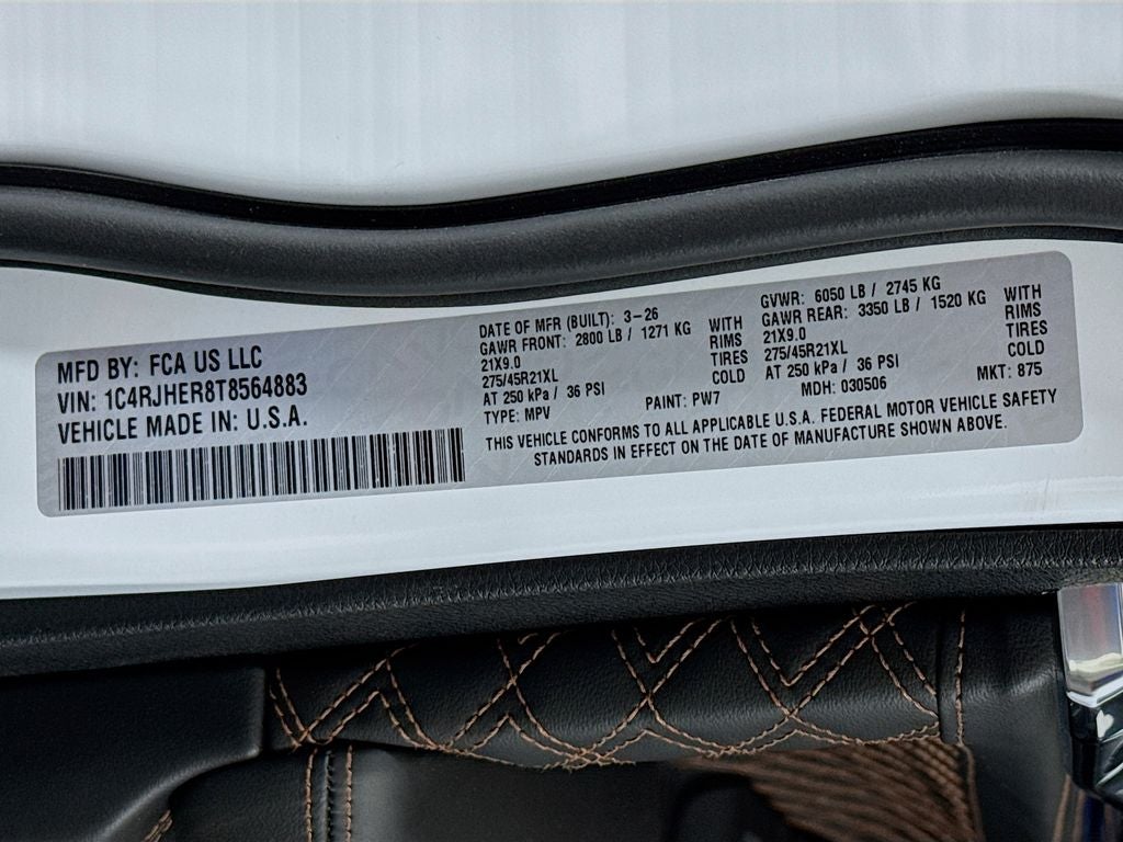 2026 Jeep Grand Cherokee Summit