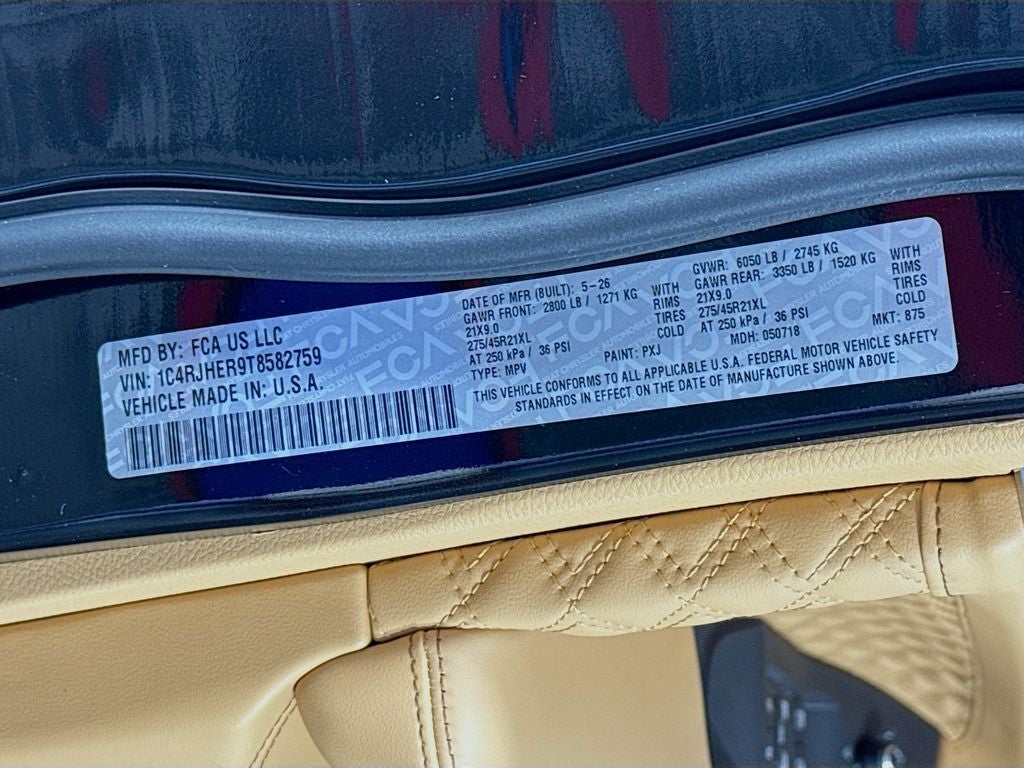 2026 Jeep Grand Cherokee Summit