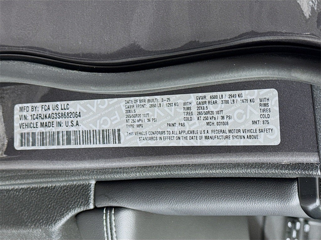 2025 Jeep Grand Cherokee L Altitude X