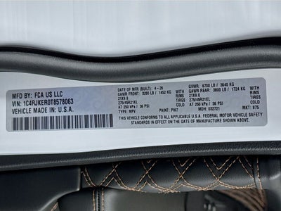2026 Jeep Grand Cherokee L Summit