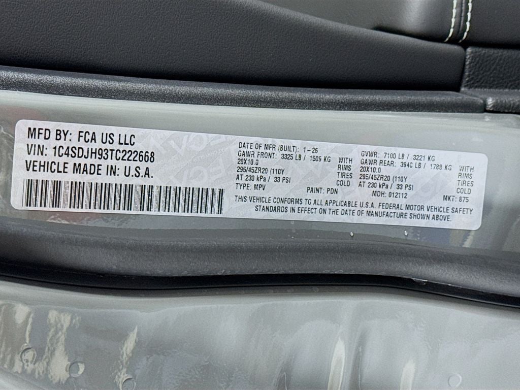 2026 Dodge Durango SRT Hellcat