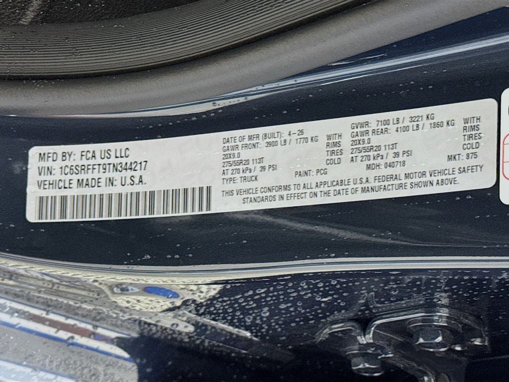 2026 RAM Ram 1500 Big Horn/Lone Star