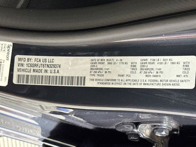 2026 RAM Ram 1500 Laramie