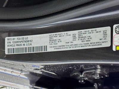 2026 RAM Ram 1500 Tungsten
