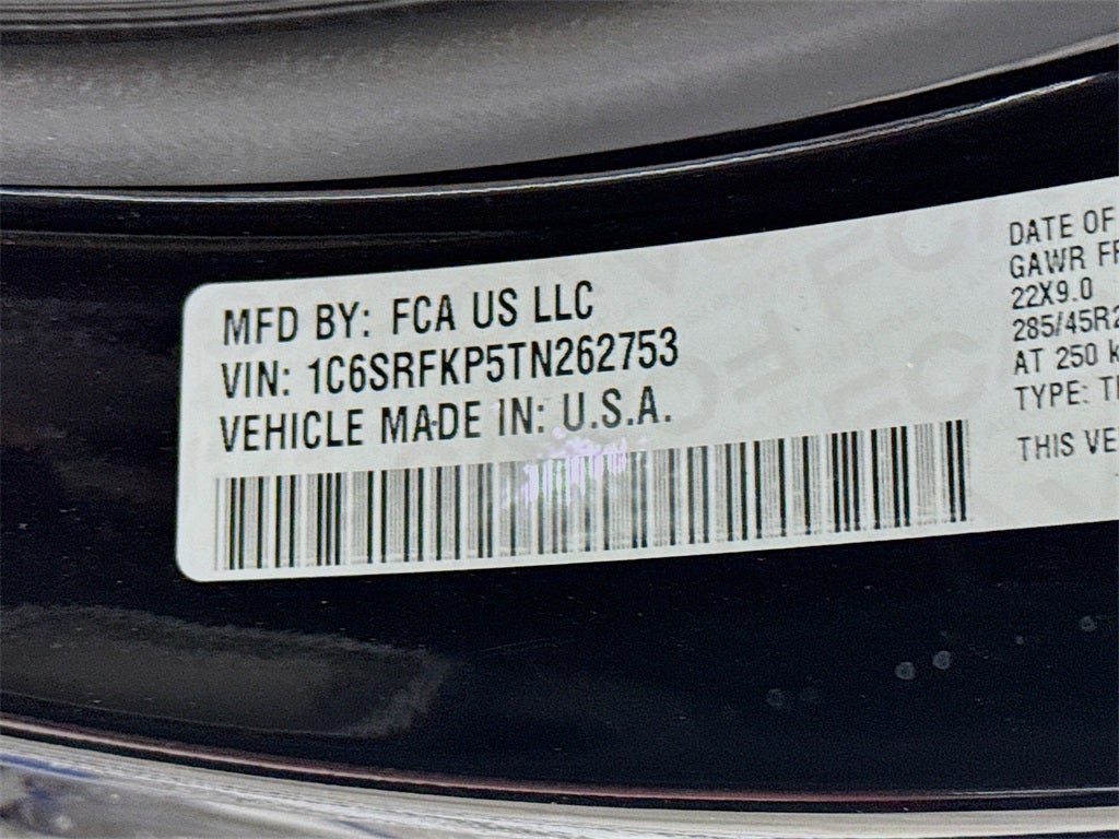 2026 RAM Ram 1500 Tungsten