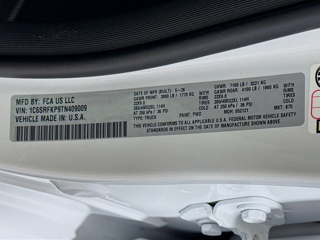 2026 RAM Ram 1500 Tungsten