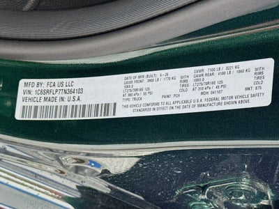 2026 RAM Ram 1500 Rebel