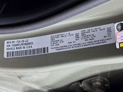 2026 RAM Ram 1500 Rebel