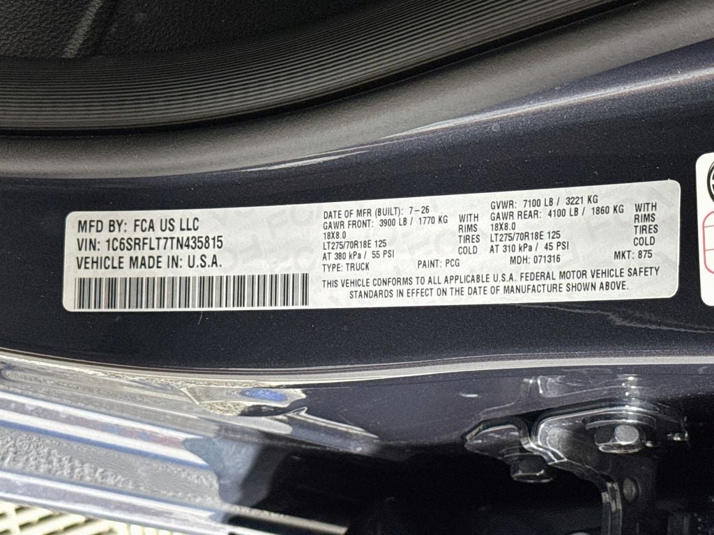 2026 RAM Ram 1500 Rebel