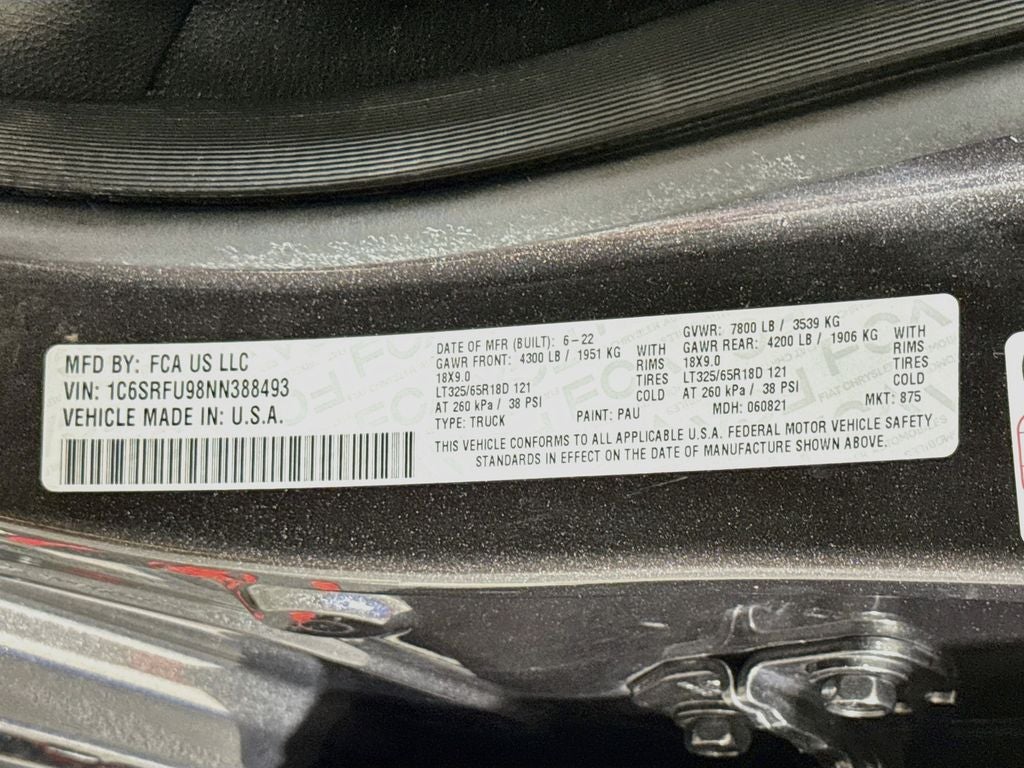 2022 RAM 1500 TRX Level 2-Crew Cab 4X4