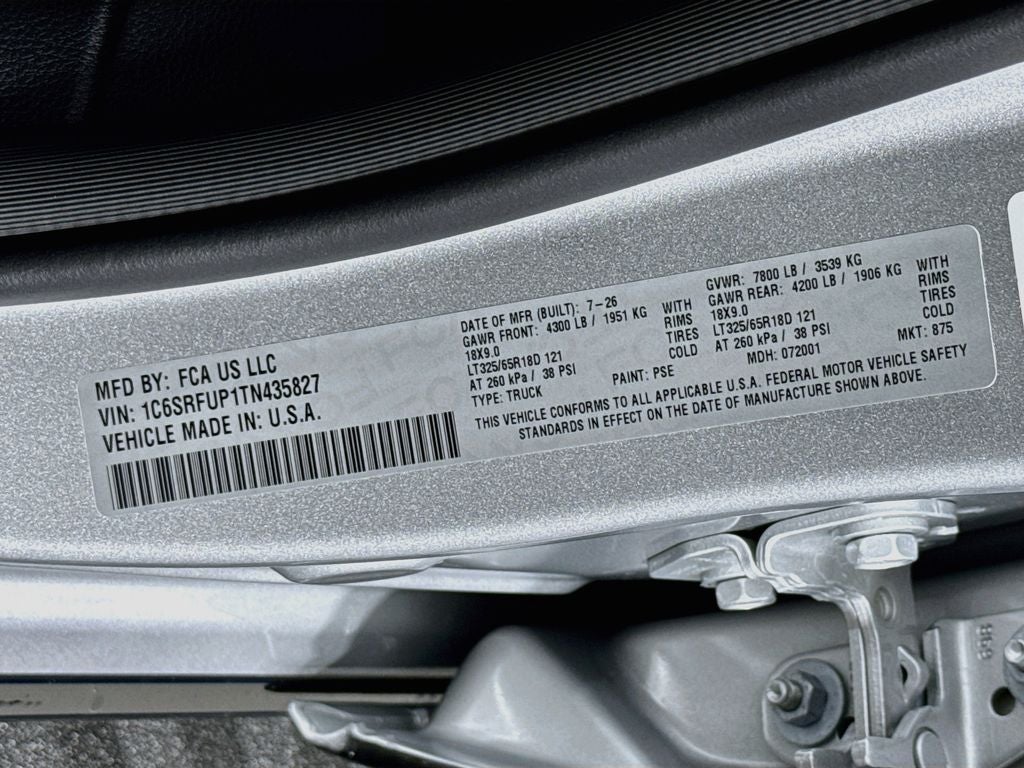 2026 RAM Ram 1500 RHO