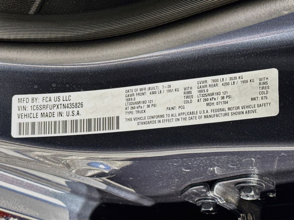 2026 RAM Ram 1500 RHO