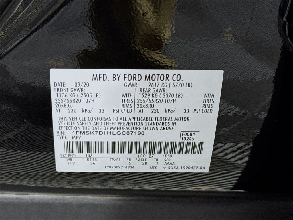 2020 Ford Explorer XLT