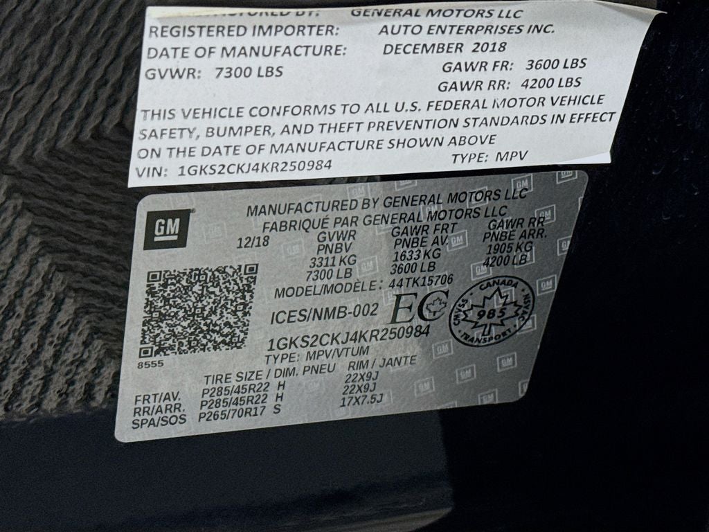 2019 GMC Yukon Denali