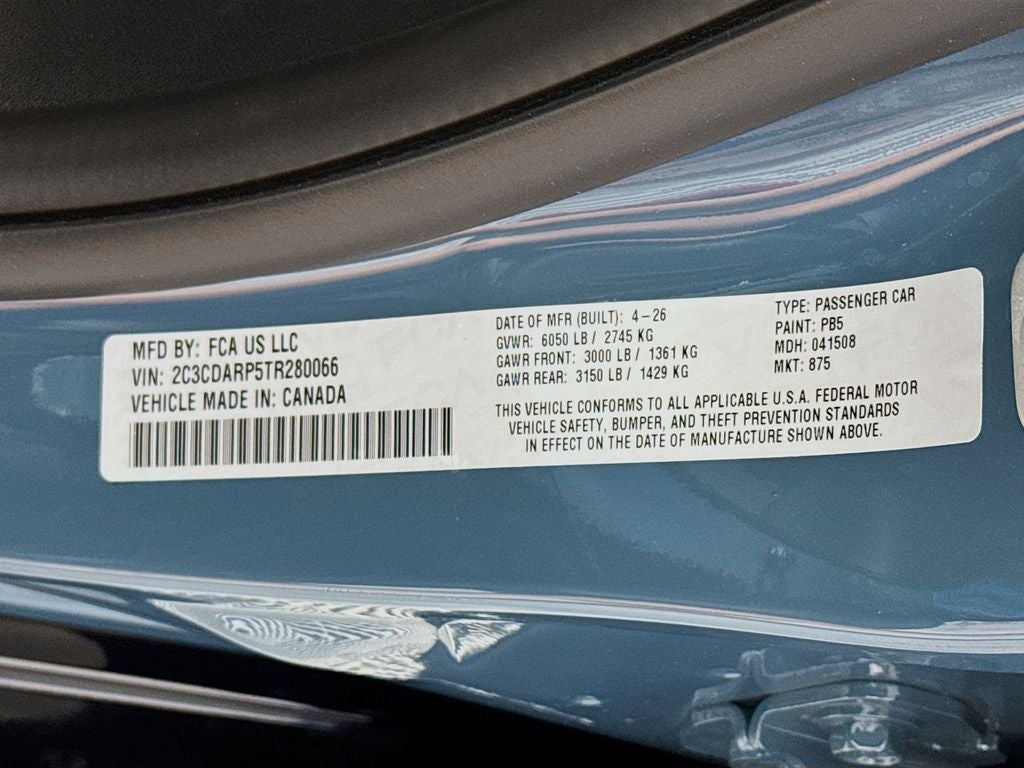 2026 Dodge Charger R/T Scat Pack