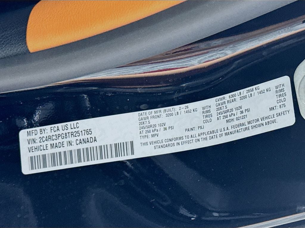 2026 Chrysler Pacifica Pinnacle