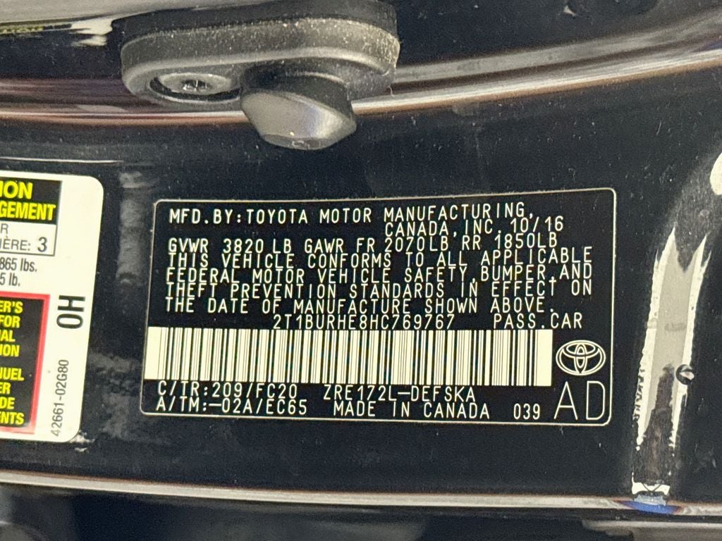 2017 Toyota Corolla SE