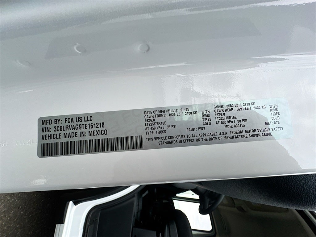 2026 RAM Ram ProMaster Low Roof