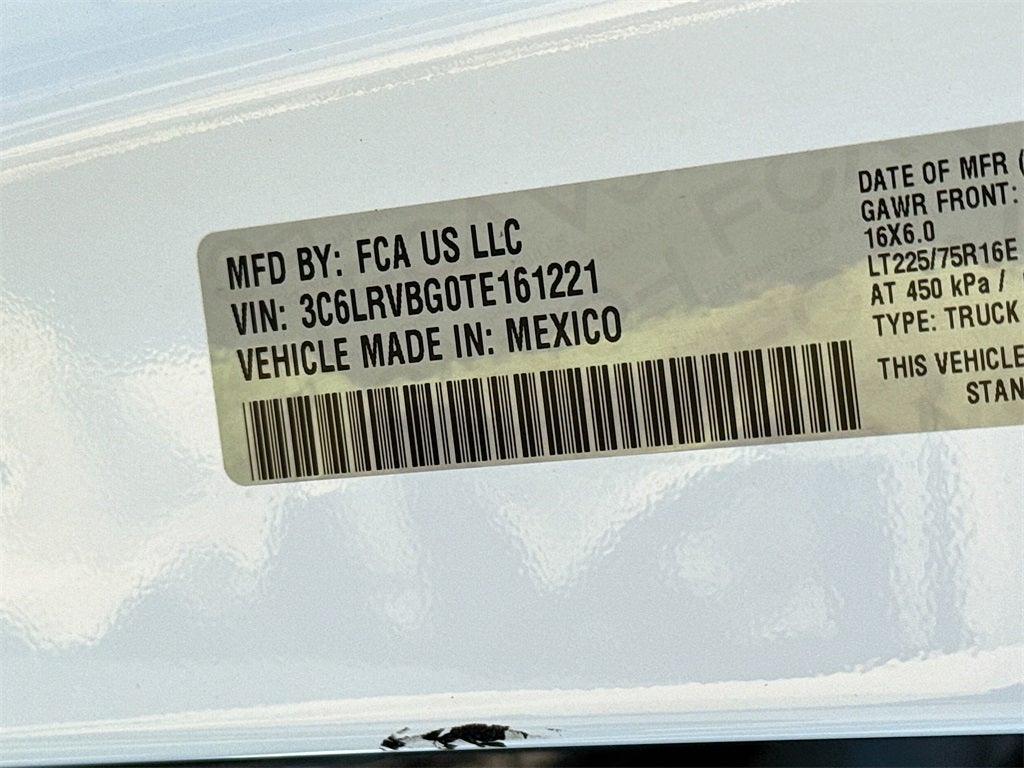 2026 RAM Ram ProMaster Base