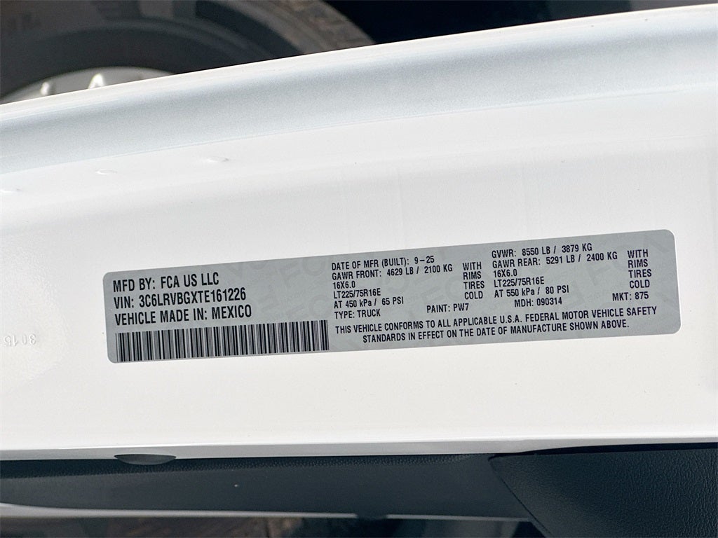 2026 RAM Ram ProMaster Base