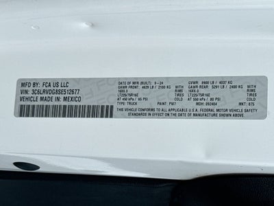 2025 RAM ProMaster 2500 High Roof