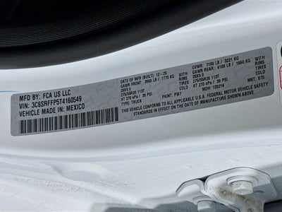 2026 RAM Ram 1500 Big Horn/Lone Star