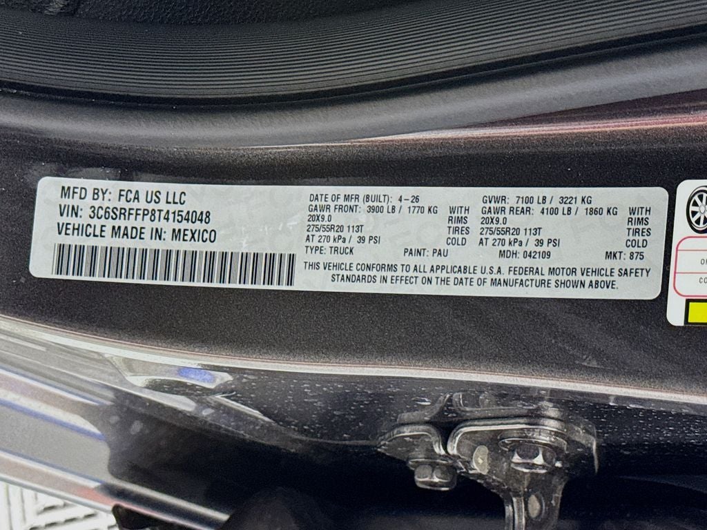2026 RAM Ram 1500 Big Horn/Lone Star