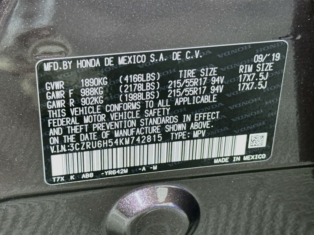 2019 Honda HR-V EX