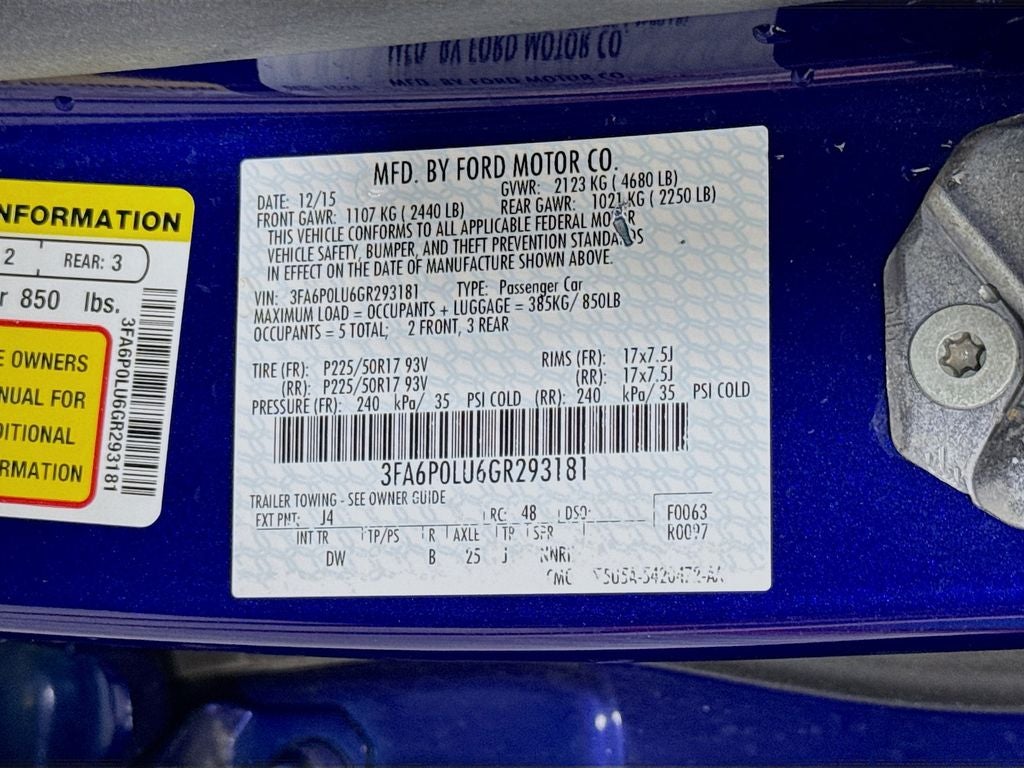 2016 Ford Fusion Hybrid SE