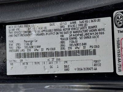 2014 Ford Fiesta SE