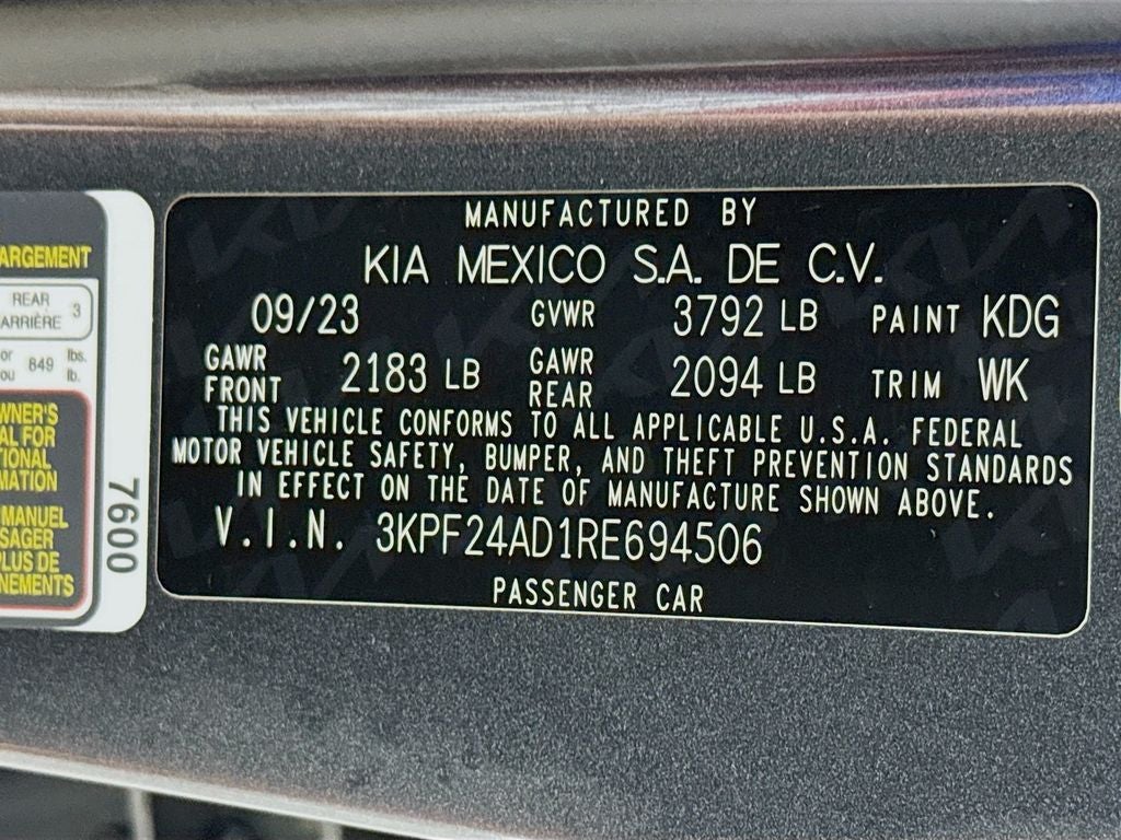 2024 Kia Forte LX