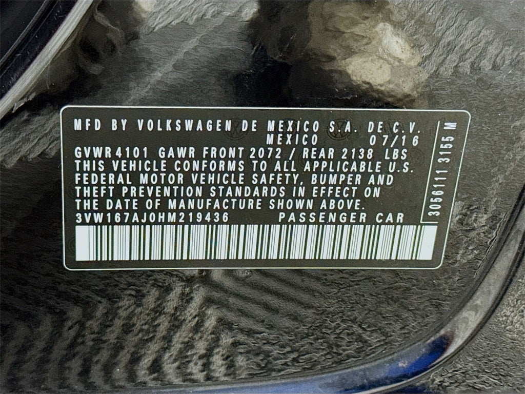 2017 Volkswagen Jetta 1.4T S