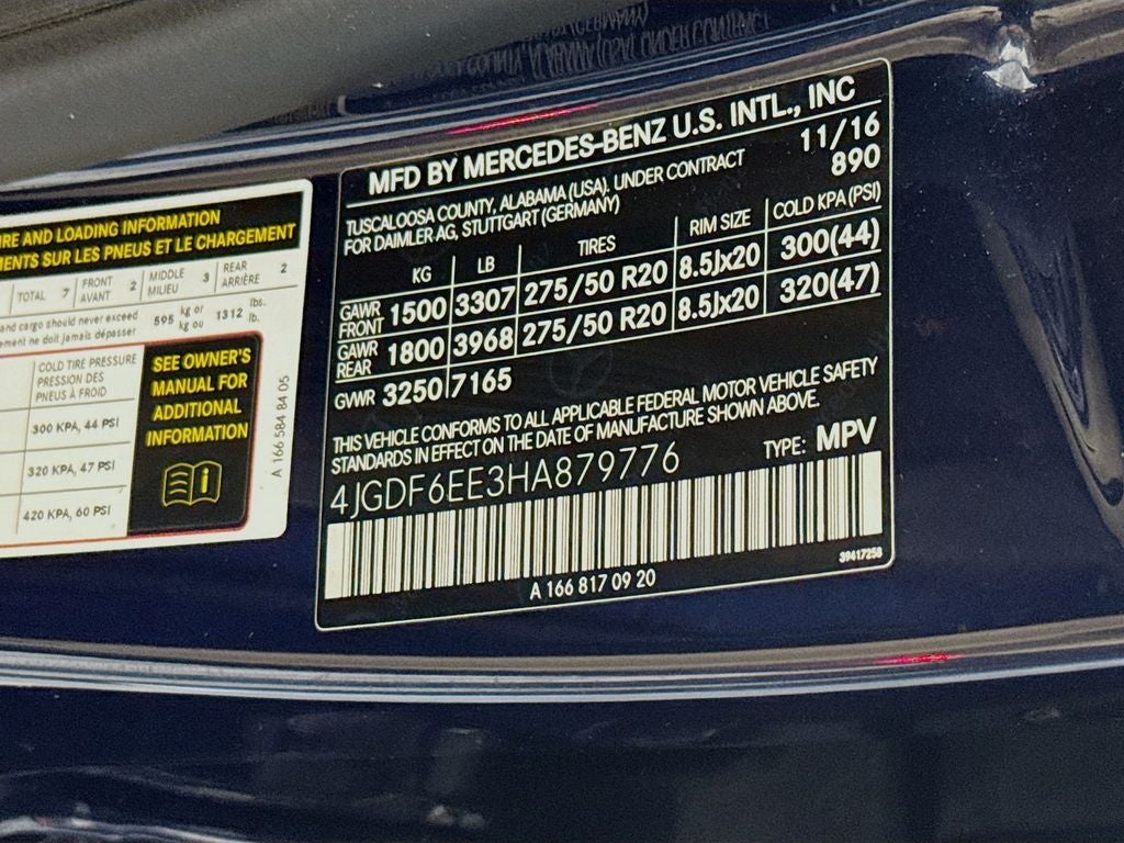 2017 Mercedes-Benz GLS 450 GLS 450 4MATIC®