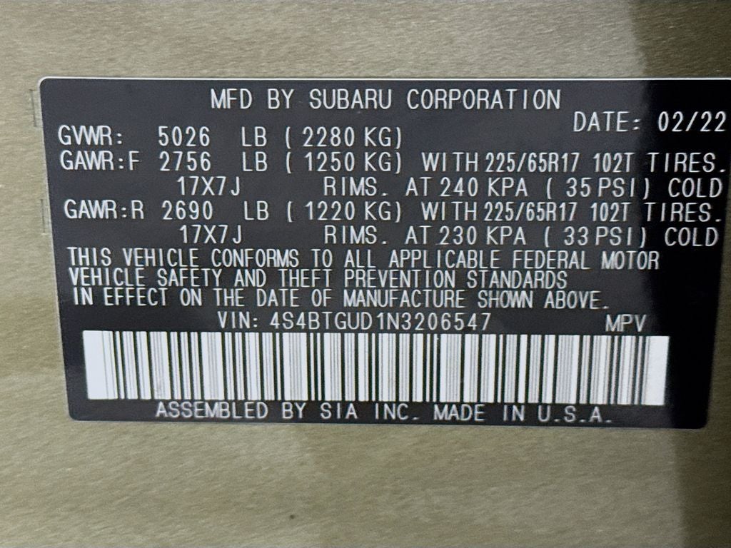 2022 Subaru Outback Wilderness