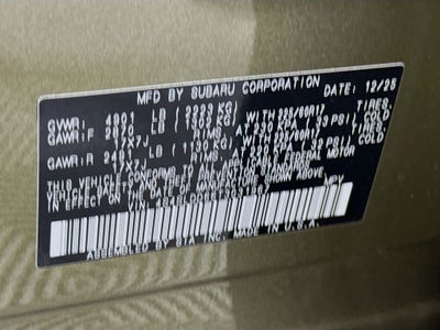 2026 Subaru Forester Premium
