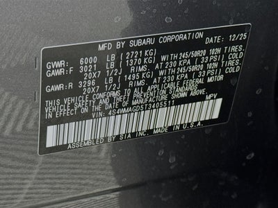 2026 Subaru Ascent Limited