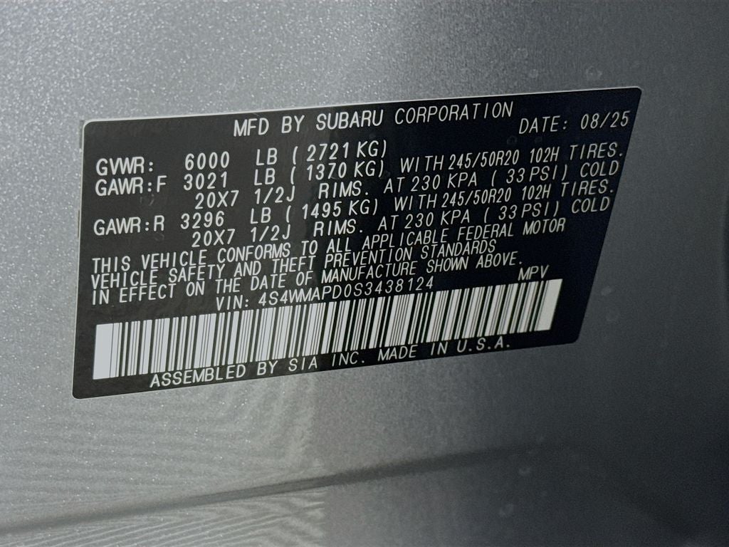 2025 Subaru Ascent Limited