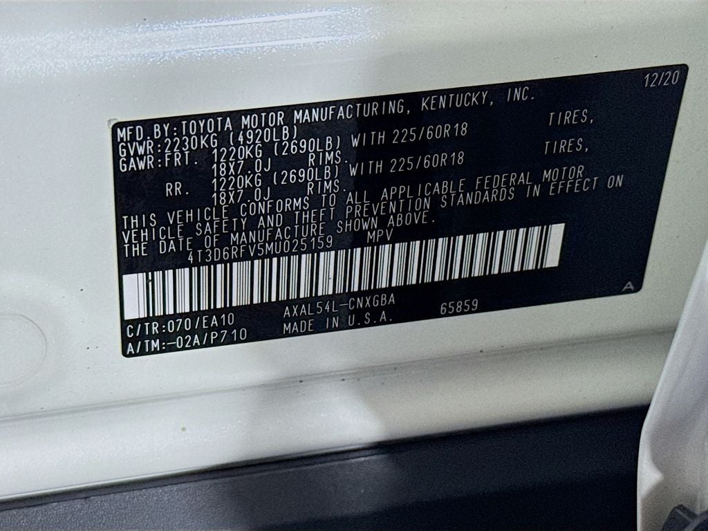 2021 Toyota RAV4 Hybrid Limited