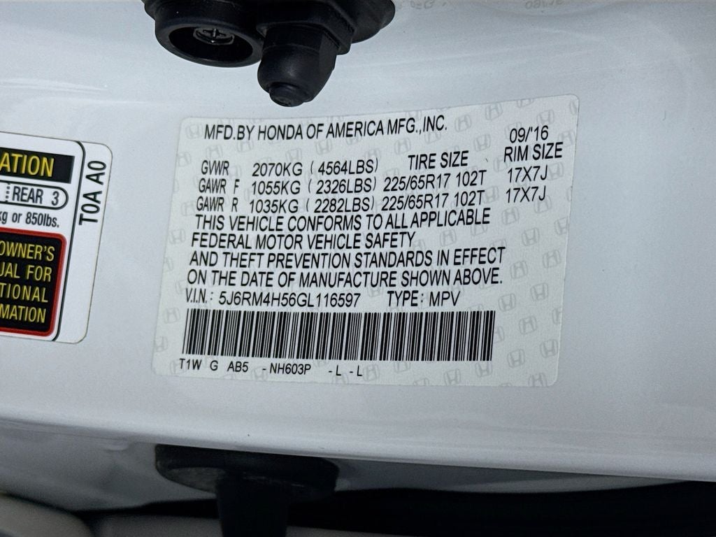 2016 Honda CR-V EX