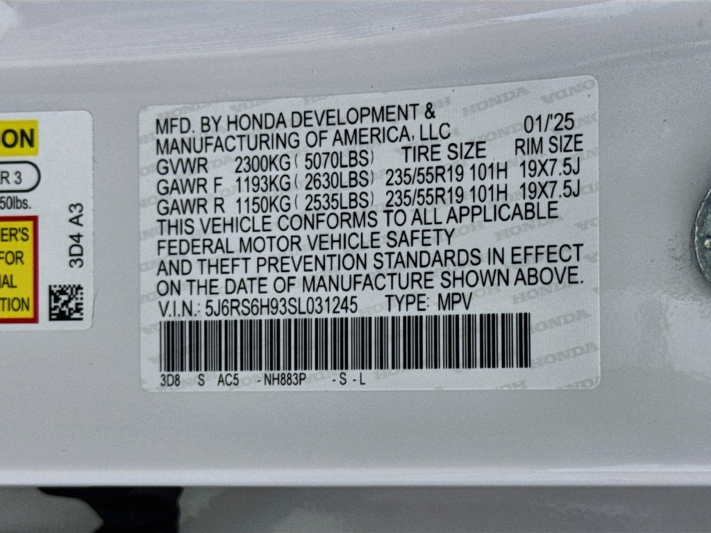 2025 Honda CR-V Hybrid Sport Touring