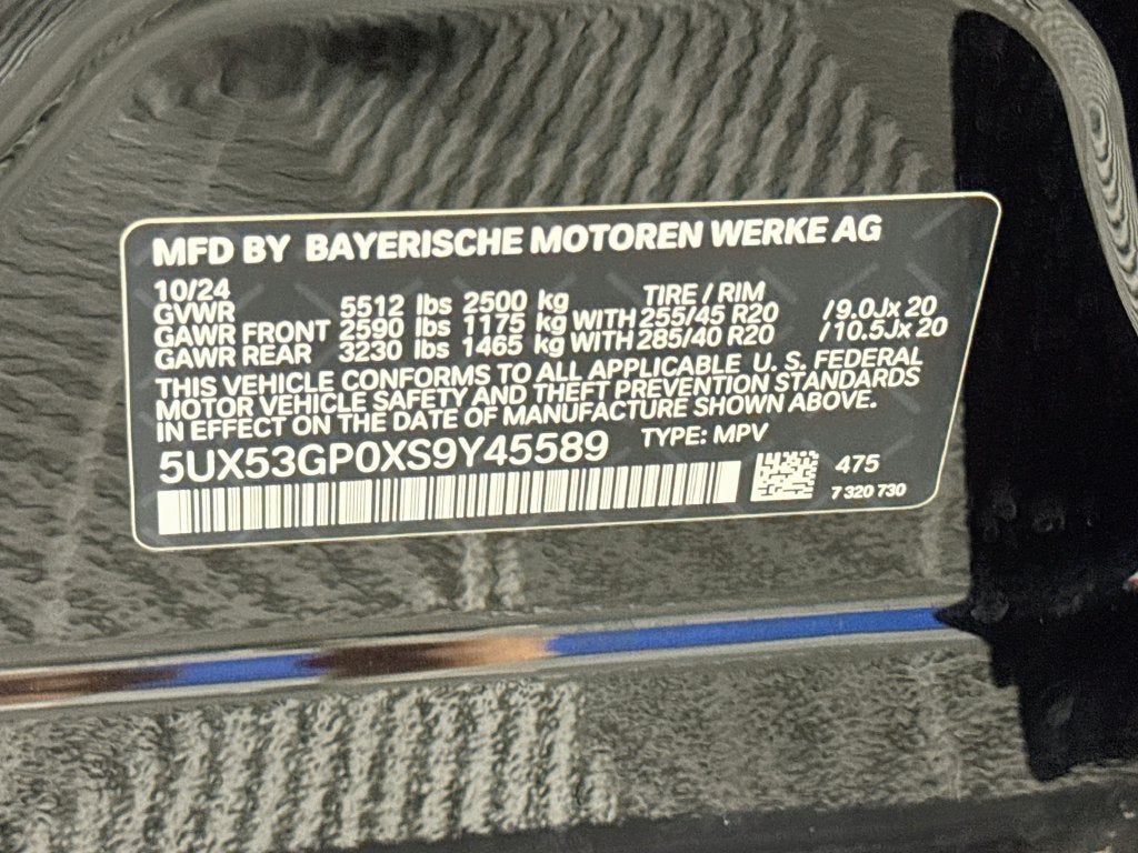 2025 BMW X3 30 xDrive Premium Package