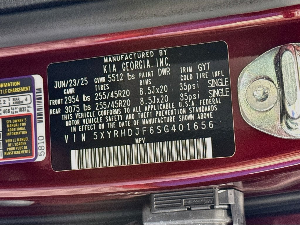2025 Kia Sorento EX 2.5 T-AWD