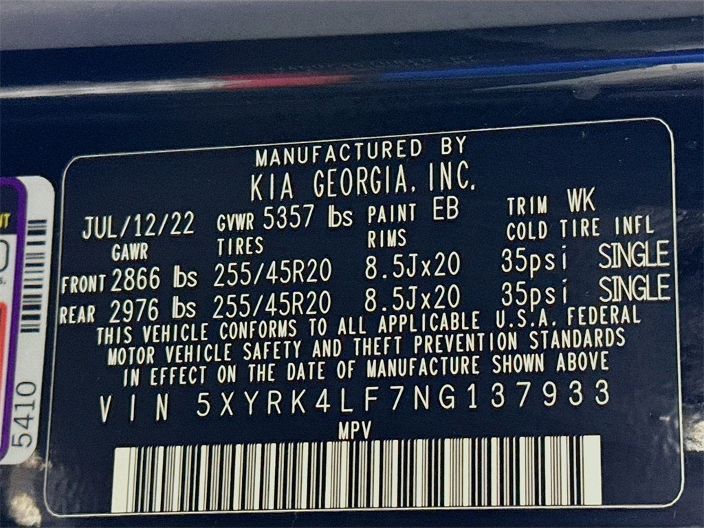 2022 Kia Sorento SX Prestige