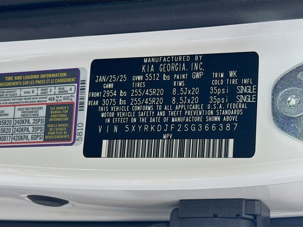 2025 Kia Sorento X-Line SX Prestige