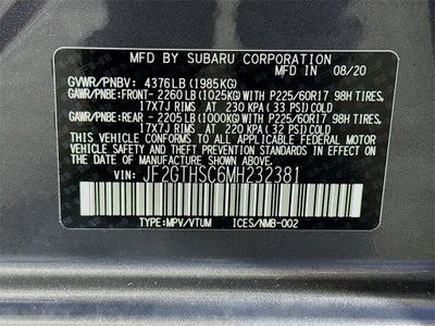 2021 Subaru Crosstrek Sport